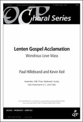 Lenten Gospel Acclamation SAB choral sheet music cover